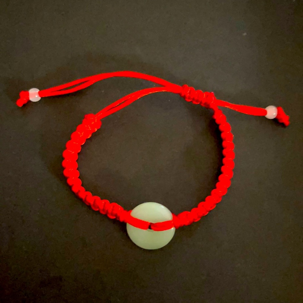 Good fortune jade bracelet